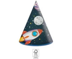 Globos Europe Bv Nežinomas Kepurė ROCKET, įvairių spalvų, 6 vnt.