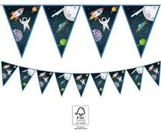 Globos Europe Bv Rocket Space vimpelguirlande