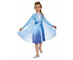 Jakks Pacific Disguise – klasikinis kostiumas – Elsa kelioninė suknelė (104 cm) (129979M) / persirengimo kostiumas