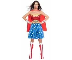 Dc Comics Amscan Nuostabiosios moters kostiumas
