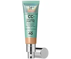It Cosmetics Cc Natural Matte kreminis makiažo bazė Spf40 Neut Medium, 32 ml