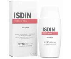 apsaugantis nuo saulės veido kremas Jautriai odai Isdin Fotoultra Redness Spf50+ 50ml