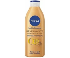 Nivea Q10 Reafirmante Autobronceadora Loción Corporal, 400 ml
