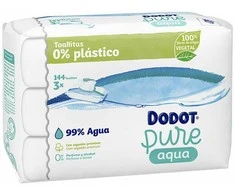 DODOT PURE TOTAL CARE 99% water wet wipes 144 u