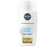 Nivea Sun Fluido Diario Protección Facial Spf50 Tono Claro, 40 ml