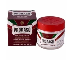 Proraso Red Line Pre-Shave Cream - Maitinantis kremas prieš skutimąsi, 100 ml