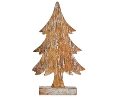 Krist+ Naujametinė eglutė Ruda 5 x 31 x 15 cm Sidabras Medžio