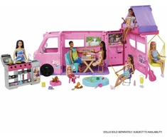 Lėlių kemperis Mattel Barbie Dreamcamper, su priedais
