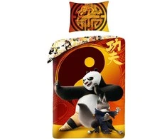 MCU Kung Fu Panda Warrior Sengetøj 140 x 200 cm - 100 procent bomuld