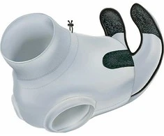 TRIXIE Apsauginis bodis katėms, M-L: 36-42 cm, pilkas