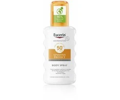 Eucerin Sun Purškiklis Sensitive Protect SPF 50+ apsauginis purškiklis nuo saulės, 200 ml