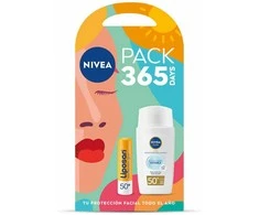 „Nivea Sun Invisible Daily Fluid“ SPF50 apsauginis kremas nuo saulės, liposanas, SPF50, 2 vnt. pakuotėje.