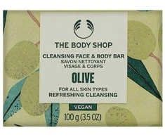 The Body Shop Olive Cleansing Face &amp; Body Bar, 100 g