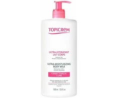 Topicrem Ultra-Moisturizing Body Milk Drėkinantis pienelis sausai ir jautriai odai, 1000 ml
