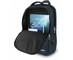 Esperanza ET196 Nešiojamas kompiuteris Backpack 15.6'' Mėlyna