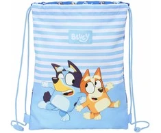 Safta Kuprinė su virvutėmis Bluey Let's play Mėlyna 26 x 34 x 1 cm