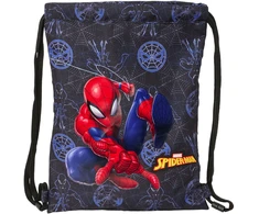 Kuprinė su virvutėmis Spider-Man Attack Juoda 26 x 34 x 1 cm