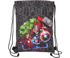 Kuprinė su virvutėmis The Avengers Vendetta Juoda 26 x 34 x 1 cm