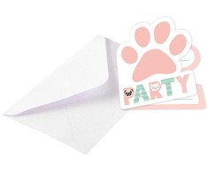 Kvietimai į vakarėlį „Hello Pets“, 8 vnt.