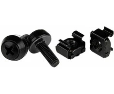 StarTech 10-32 RACK SCREWS AND NUTS/- 50 PACK - Juodas