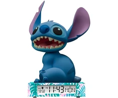 Laikrodis „Disney Lilo and Stitch Smile“ 3D naktinė lempa ir žadintuvas