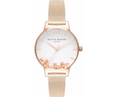 Laikrodis OLIVIA BURTON OB16CH01. Kwarcowy, Kolor balta. Kobieta.