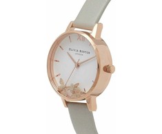 Laikrodis OLIVIA BURTON OB16CH03. Kwarcowy, Kolor balta. Kobieta.