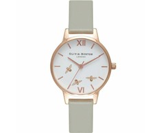 Laikrodis OLIVIA BURTON OB16CH03. Kwarcowy, Kolor balta. Kobieta.