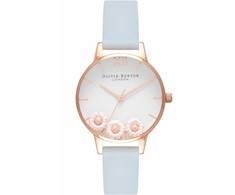 Laikrodis OLIVIA BURTON OB16CH04. Kwarcowy, Kolor balta. Kobieta.
