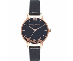 Laikrodis OLIVIA BURTON OB16CH06. Kwarcowy, Kolor juoda. Kobieta.