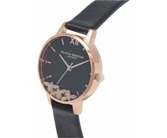 Laikrodis OLIVIA BURTON OB16CH06. Kwarcowy, Kolor juoda. Kobieta.