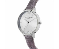 Laikrodis OLIVIA BURTON OB16DE04. Kwarcowy, Kolor sidabrinė. Kobieta.