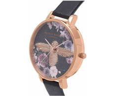 Laikrodis OLIVIA BURTON OB16EM02. Kwarcowy, Kolor juoda. Kobieta.