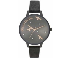 Laikrodis OLIVIA BURTON OB16PQ02. Kwarcowy, Kolor juoda. Kobieta.