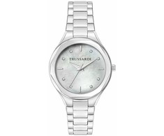 Laikrodis TRUSSARDI R2453157502. Kwarcowy, Kolor pilka. Kobieta.