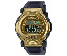 Laikrodis CASIO G-B001MVB-8ER. Kwarcowy, Kolor auksinė. Mężczyzna.
