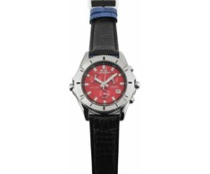 Laikrodis CHRONOTECH CT7686-12SS. Kwarcowy, Kolor raudona. Mężczyzna.