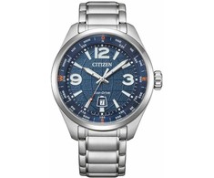 Laikrodis CITIZEN AW1830-88L. SOLAR QUARTZ, Kolor mėlyna. Mężczyzna.