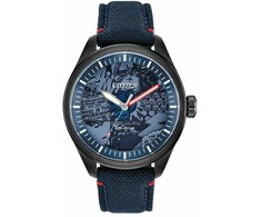 Laikrodis CITIZEN AW2037-04W. Słoneczny, Kolor mėlyna. Mężczyzna.