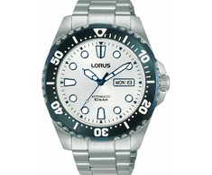 Laikrodis vyrams Lorus RL477BX9 Balta Sidabras