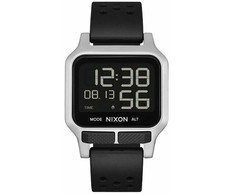 Laikrodis vyrams Nixon A1320-130 Juoda Sidabras