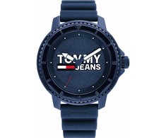 Laikrodis TOMMY HILFIGER 1792000. Kwarcowy, Kolor mėlyna. Mężczyzna.