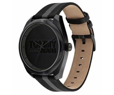 Laikrodis TOMMY HILFIGER 1792039. Kwarcowy, Kolor juoda. Mężczyzna.