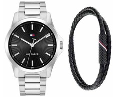 Laikrodis TOMMY HILFIGER 2770191. Kwarcowy, Kolor juoda. Mężczyzna.