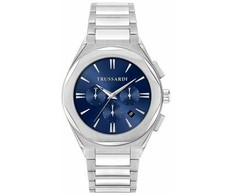 Laikrodis TRUSSARDI R2453156004. Kwarcowy, Kolor mėlyna. Mężczyzna.