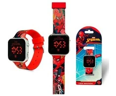 Kids Euroswan Spiderman LED laikrodis