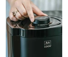 Melitta Look Therm lašinis kavos aparatas su terminiu ąsočiu, 1,25 l, 1080 W, juodas