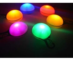 LED šviesos pakabukas šuniui ir katei - raudonas