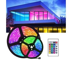LED juosta RGB su nuotolinio valdymo pultu, 4,5 m, atspari vandeniui