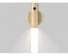 LED lempa su šilta sienine šviesa ir judesio jutikliu, prie sienos tvirtinamas magnetas
